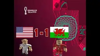 USA 1-1 WALES STOP MOTION QATAR 2022