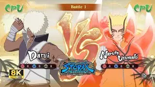 Darui vs Naruto Baryon Mode | NARUTO X BORUTO STORM CONNECTIONS [8K 60FPS]