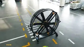 【Kale Fans】Airmove 2 Meters HVLS Stand Fan for Gyms and Warehouses