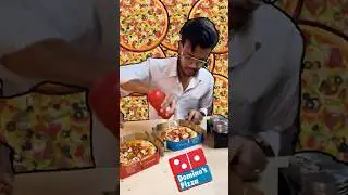 finish 5 dominos pizza in 1hr #dominos  #pizza  #challenge