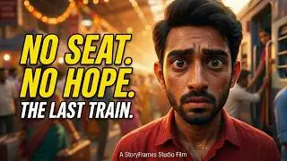 The Confirmed Struggle | Middle-Class -Journey- (Fight) for the Last Festival Train | AI Short Film