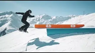 Nadine Mueller rocking the ACE Snowpark - SkiArena Andermatt Sedrun 2017