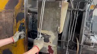 Hot-chamber high-pressure die casting machine, used for zinc alloy die casting #diecasting #zinc