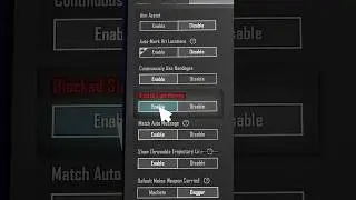 Block side warning Don't disable this option in bgmi | cross here warning | OgBgmi