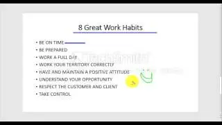 8 Great Work Habits Every sales Person Should Have