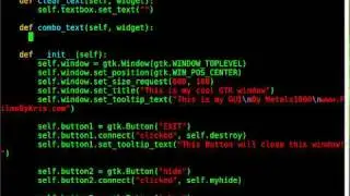 Python - GTK GUI - Tutorial #12 - ComboBoxes