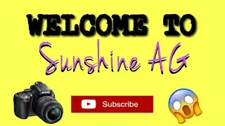 WELCOME TO SUNSHINE AG!👧🏽☀️