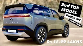 2025 TATA SIERRA ACCOMPLISHED DIESEL 😍 SIERRA 2nd TOP MODEL ❤️ Rs18.99 LAKHS | SIERRA DIESEL 2ND TOP
