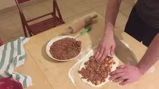 Turkish Lahmacun made by Bartu