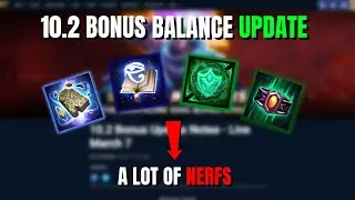 10.2 Smite Bonus Balance Patch Update - A Bunch of Item Nerfs (Joust & Conquest Perspective)
