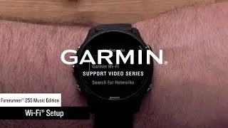 Garmin Support | Forerunner&reg; 255 Music | Setting Up Wi-Fi&reg;