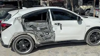 😭 Big Accident! Honda Vezel Major Damage | Full Repair Process Start