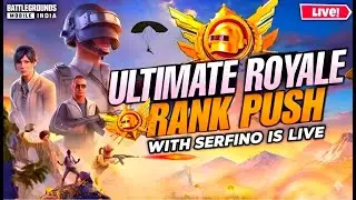 BGMI ULTIMATE ROYAL & ACE DOMINATOR PROMOTION MATCHES 🔥 RANK PUSH LIVE