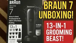 Braun Series 7 Unboxing 🔥 | 13-in-1 Grooming Beast!