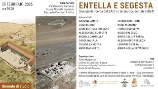 Entella e Segesta - Sinergie di ricerca del SAET in Sicilia Occidentale (2024) - 20 febbraio 2025