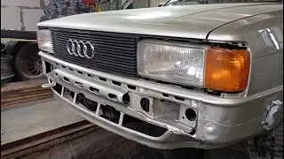 Собираю морду ауди 80 b2 quattro Часть 1