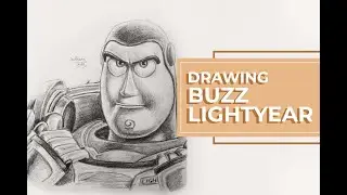Drawing Buzz Lightyear (Toy Story) | LeadDrawing Studio