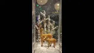 Christmas Lantern with Deer