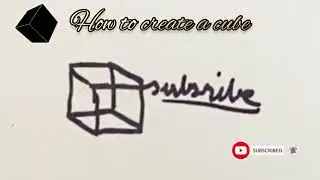 How to draw a cube