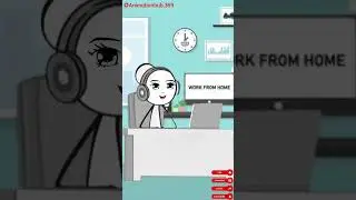 When your remote job is switching to in-office only (Meme Animation) #shorts #short AC@lorenazoejt