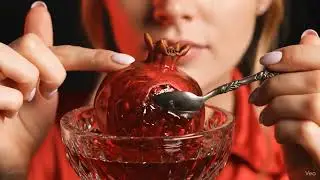 Crystal Green Apple Ring Crunch| Glassy Sour Bite ASMR| Peech Bite | Crystal Grape Orb Cluster ASMR