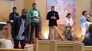 adoration with our  worshipers at living stone church.