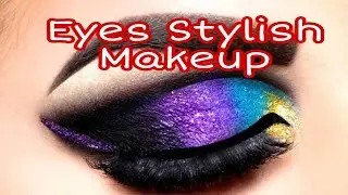 Eyes dashing makeup|| Eyes mulity Makeup|| bridal eyes makeup