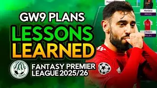 FPL GW9 REVIEW📝Pain, Gains & My GW10 Transfer Plans!