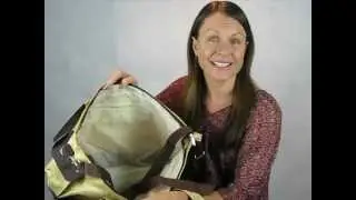 Nappy Tote Bag Diaper Bag/ Carry On Bag with Free Baby Change Pad (Demo Video)