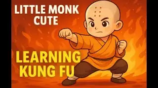 Cute Little Monk Learns Kung Fu &ndash; 20 Minute Animated Movie.monkcute