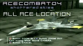 ACE COMBAT 04 - All Ace Location Guide (How to unlock 3rd color)