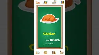 How to say CHICKEN in German language. #shorts #german #germanlanguage #learninggerman