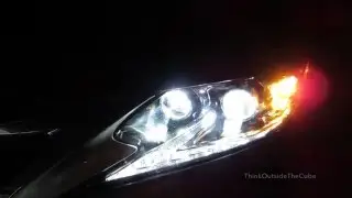 Ночной тур с подсветкой | Lexus ES350 2016 года