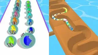 Marble Run 3D 🌈⚽🌈 All Levels Gameplay Trailer Android,ios New Game