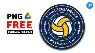 Desain logo Volleyball club simpel dan elgan || cara membuat logo Volleyball club
