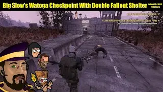 Big Slow's Watoga Checkpoint With Double Fallout Shelter | Fallout 76 C.A.M.P. Crib Tours