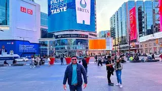 Exploring CF Toronto Eaton Centre at Yonge-Dundas Square #TorontoShopping #downtown #yongestreet🇨🇦🛍️