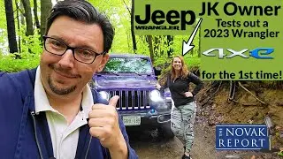 Любитель Jeep отправляется в путешествие по бездорожью на Jeep Wrangler 4xe 2023 года!