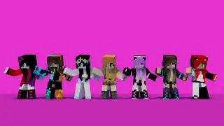 KDA  POPSTAR dance | for my sister | minecraft dance animation
