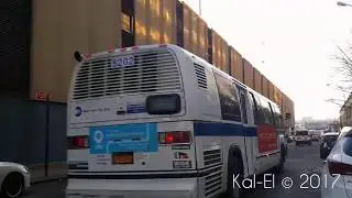 NYCTA: 1999 Novabus T80206 RTS #5202 entering Michael J. Quill Depot