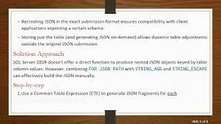 How to Convert a Table to Nested JSON in SQL Server 2019