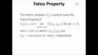 On Quasi Contraction and the Fatou Property in G Metric Modular Space