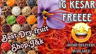 Best Dry-fruit Shop | Original Kesar | Original Shilajit | J&K Tour @travelfoodwithbiku