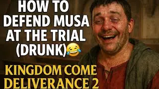 How to Defend Musa at the trial (Drunk)🍻🤣#kcd2 #kingdomcomedeliverance2 #medieval #trial #speech 
