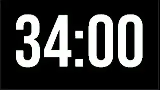 34 Minute Timer - 2040 Seconds Countdown
