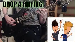 Original Metal Guitar Improv #shorts - Drop A Tuning - Schecter C-1 Classic - Subscribe for more!