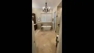 Kirk Master Bathroom with Onyx lighted countertop