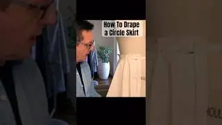How to Drape a Circle Skirt ~ Shorts ~ Fashion Design Tutorial