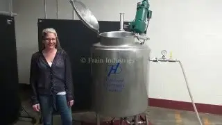 Highland 100 GAL 304 Stainless Steel Jacketed and Insulated Tank Demonstration