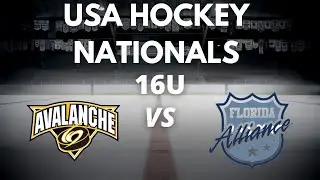 NORTH JERSEY AVALANCHE vs FLORDIA ALLIANCE | USA HOCKEY NATIONALS 16U | Clanko Media | 2022 [HD]